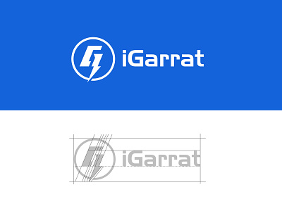 iGarrat Logo design electrical equipment electrical equipment logo electrical logo garrat igarrat igarrat logo installation installer logo logo design thunder logo