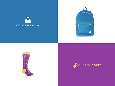 Colorful bags and socks