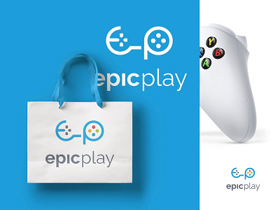 Epic Play Logo concept controller logo epic play epic play logo epicplay epicplay logo games games logo gaming gaming icon gaming logo gaming logos