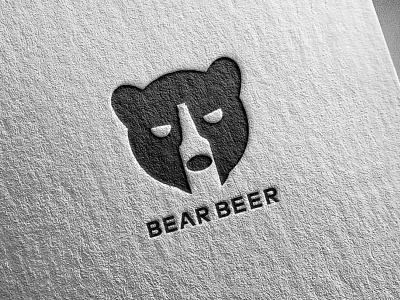 Bear Beer animal bear bear beer logo bear drink bear logo bearbeer logo bearbeer logo beer beer bear logo beer drink beers logo design logo design bear beer