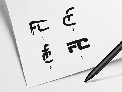 Letters F & C monogram fandc fclogo letters logofc monogram