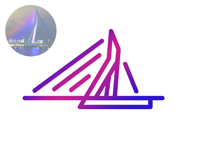 Erasmusbrug Logo / Rotterdam Logo