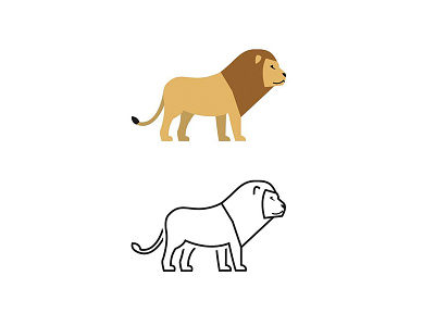 Lion animal creature icon leeuw lion lions logo wild