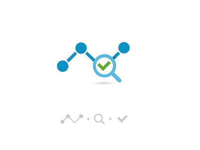 Data Analysing Icon analysing data design grid icon icon design logo logo design path