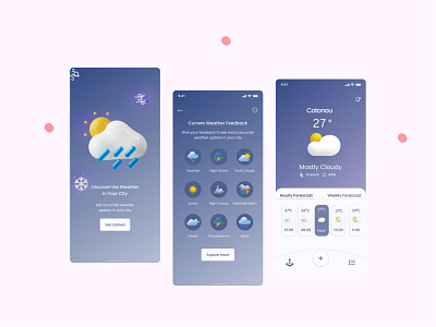 Mini Weather App app miniapp ui weather