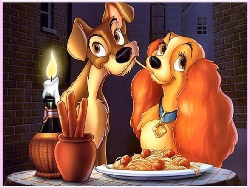 lady and the tramp diamond painting