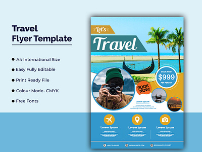 FLYER DESIGN/ TRAVEL FLYER advertisement banner facebook post flyer graphic design liflet poster