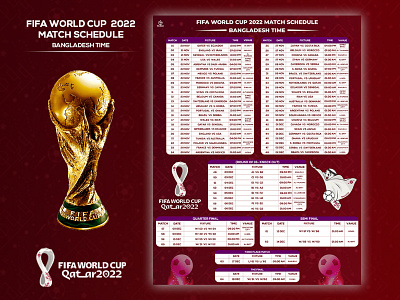 FIFA WORLD CUP 2022 MATCH SCHEDULE DESIGN argentina brazil fifa world cup 2022 france germany graphic design match schedule banner qatar world cup 2022 world cup match fixture