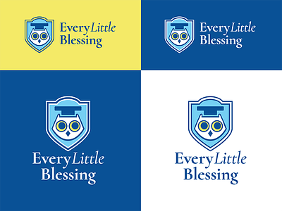 Every Little Blessing - Option 02. child childlike children education kids mascot owl preschool school