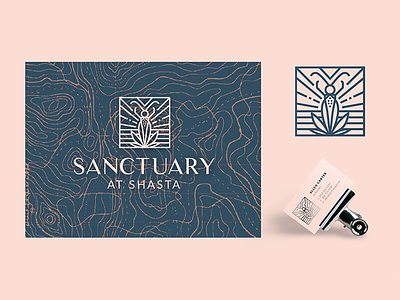 Sanctuary at Shasta apartments branding grasshopper housing identity insect locust luxury