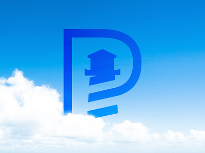 P + Lighthouse branding concept icon lighthouse logo port sea