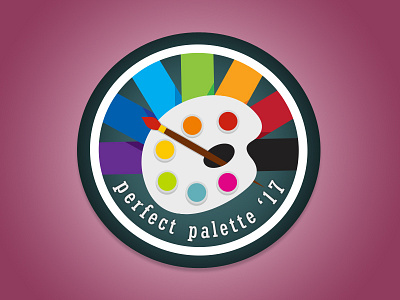 Perfect Palette Merit Badge badge designers icon prompt002