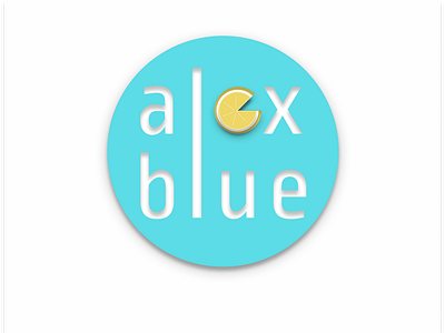 Alex Blue's Logo! branding figma logo ui ux web design