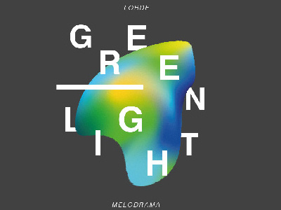 Green Light abstract gradient graphic design illustrator modern music photoshop
