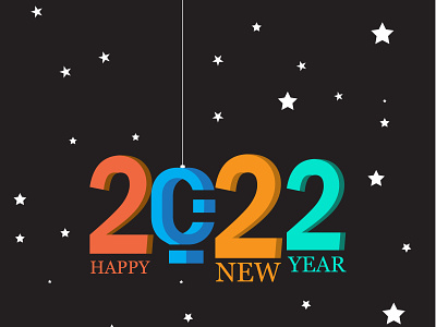 happy new year 3d animation app brand branding creative logo design graphic design graphicdesgn happynewyearlogo illustration logo motion graphics ui