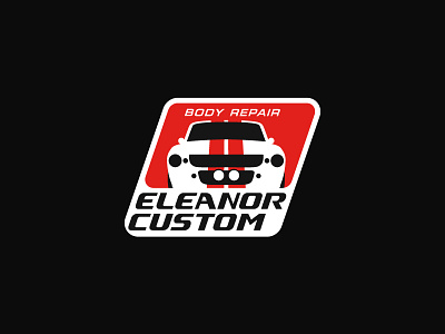 Eleanor Custom body car ford logo motor repair speed