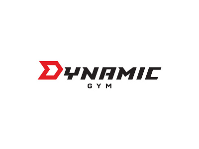 Dynamic Gym athletic crossfit fitness health healthclup logo sport workout