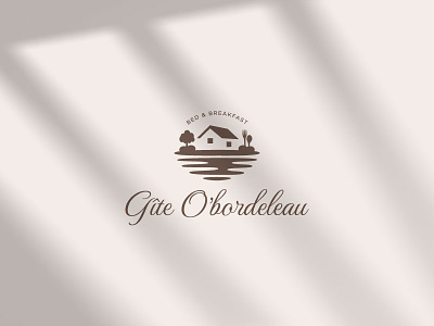 Gîte O'bordeleau bed breakfast breakfast chalet cooking food fork gîte hotel house lake logo obordeleau sea spoon tree water