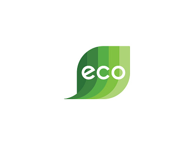 eco eco leaf logo natural