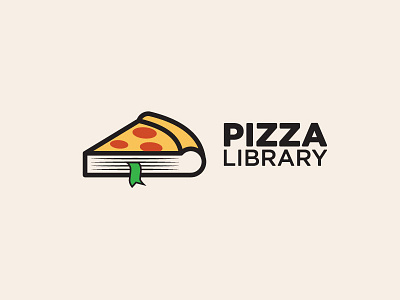 Pizza Library book library pizza