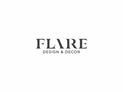 Flare decor design flare logo logotype