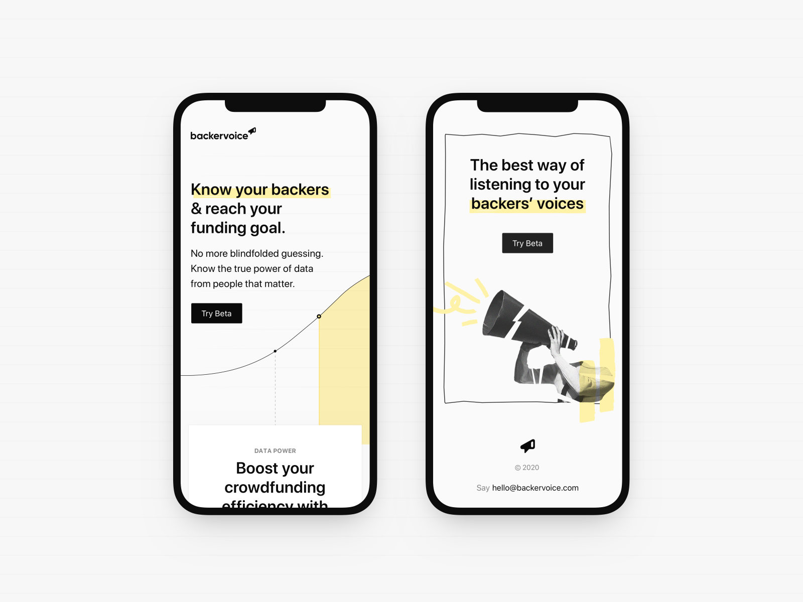 Backervoice Mobile By Ana Moreno For Significa On Dribbble