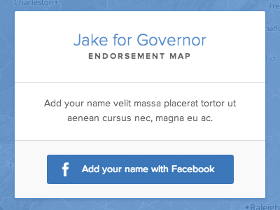 Endorsement Map Signup