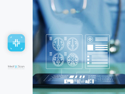 Icon for scanning and storing medical docs in apps