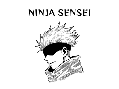 Doodle Illustrations - Ninja Sensei anime doodle illustration sketch