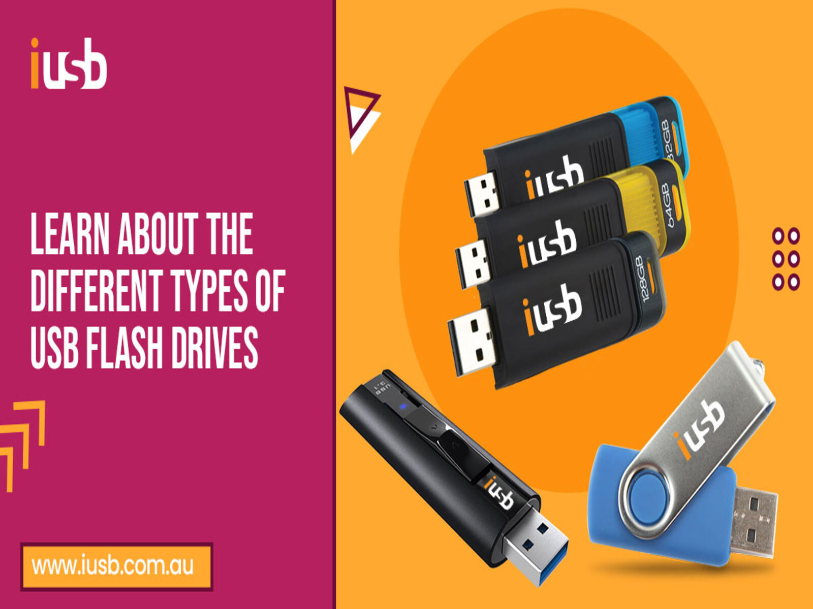 Different Types of USB Flash Drives by I USB on Dribbble