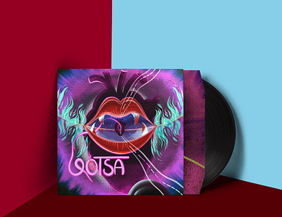 QOTSA record sleeves design 2d art album cover art alternative branding cover design creative comcept design illustration lp music art rock rock art