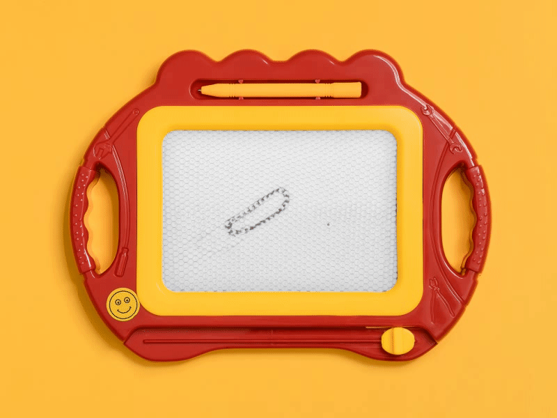 Magnetic Board (Stop Motion) after effects frame by frame photography red stop motion toy yellow