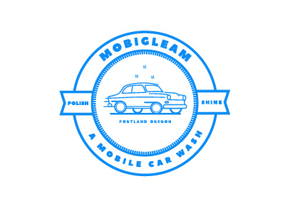 Mobigleam Logo branding identity logo portland