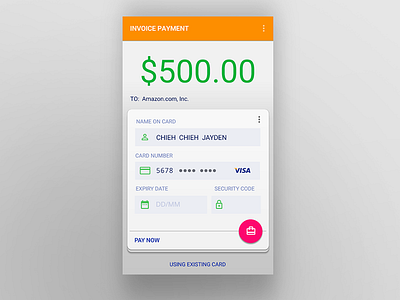 Day002 Credit Card Checkout 002 credit card checkout dailyui