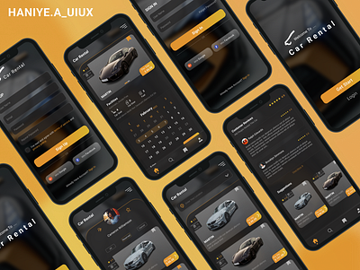 Car Rental App app car car rental ui ui design user experience user interface ux