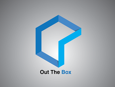 Out the box Logo 3d app branding design graphic design illustration logo logo design ui ux vector