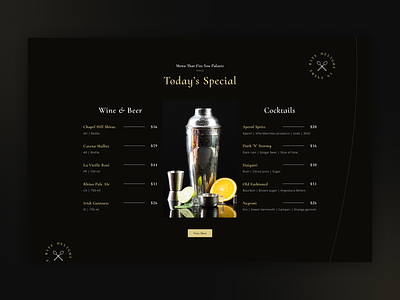 Dark theme Website design to get you high on the Rocks