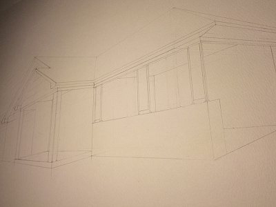 House 2 architecture illustration