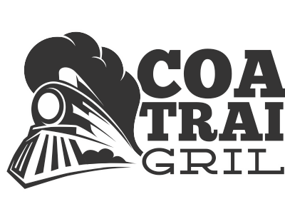Coal Train Grill Logo illustration logo