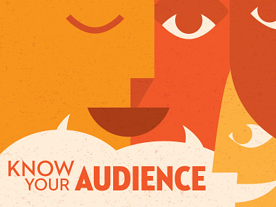 Know Your Audience advertising color illustration marketing