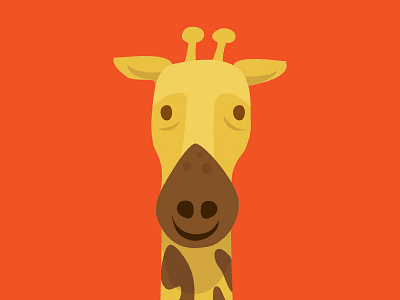 Goofy Giraffe animals character giraffe illustration