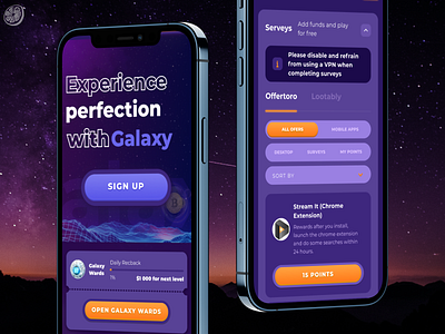 UX/UI for Galaxy Bingo