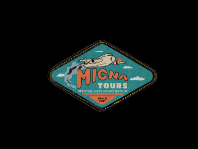 MIGNATORUS adventure branding design illustration logo patch tours vector