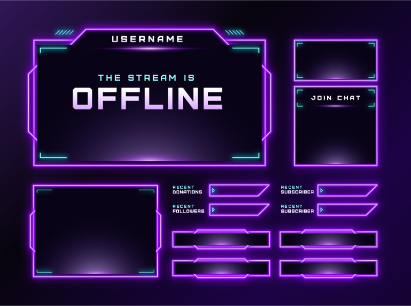 Twitch Stream Layout For Gamers By Neha Ali On Dribbble