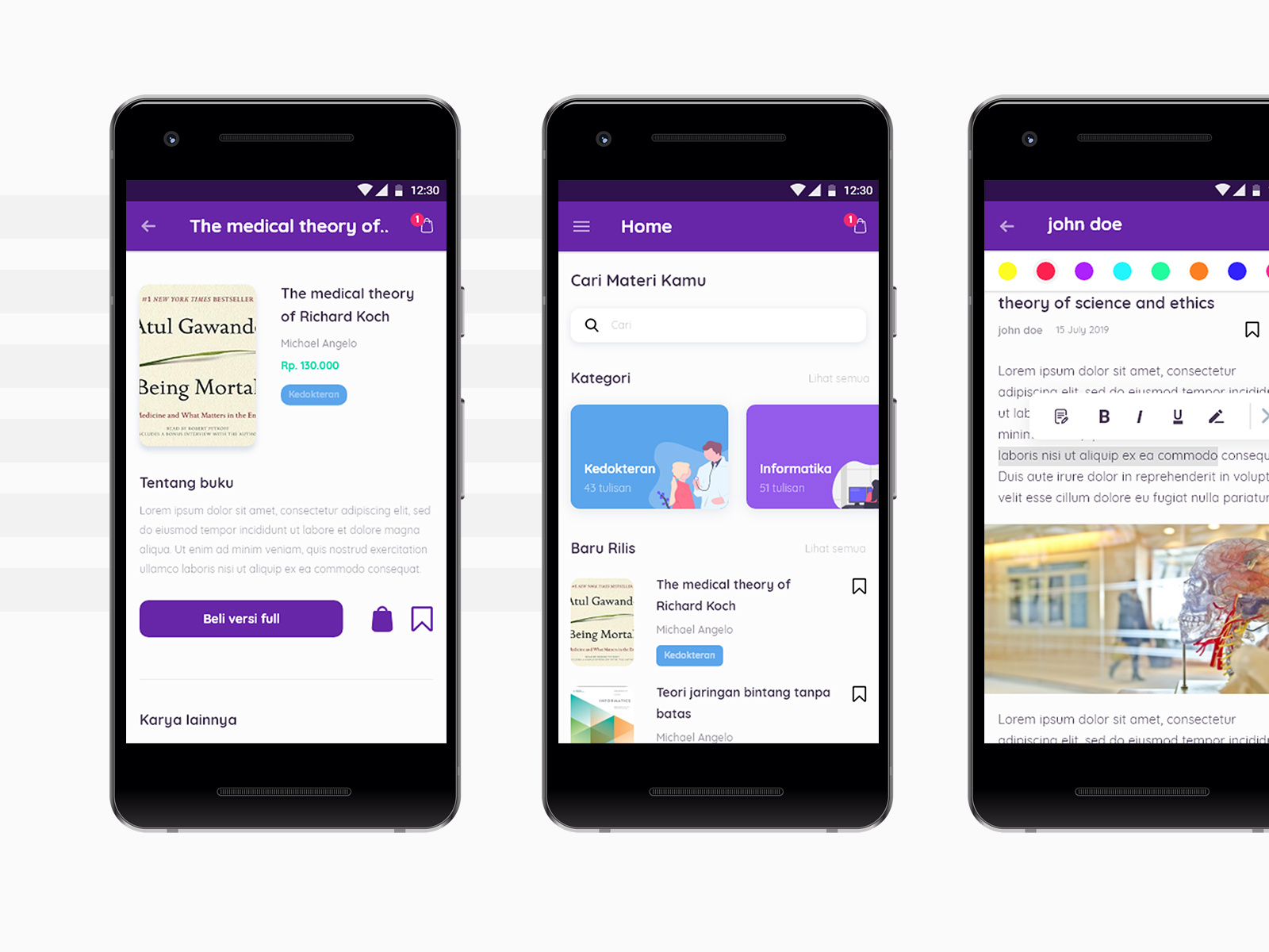 Digital Book Store by Zein Ekky Maulana on Dribbble