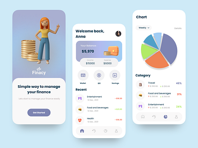 Finacy - Finance Mobile App