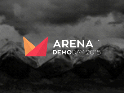 Arena Demo Day Logo event indonesia logo pitch startup triangle