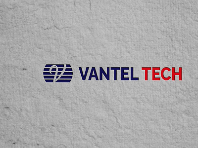 Vantel Tech Logo branding graphic design logo vector