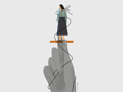 Constraint constraint constraints girl illustration illustration art illustrator