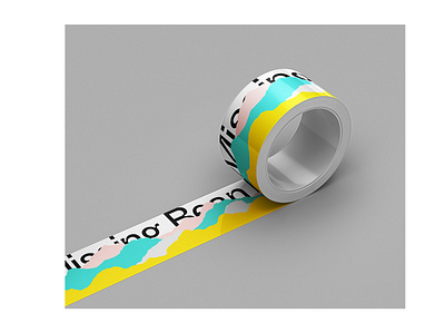 Branded Tape for Missing Bean Coffee Roasters artwork branding design graphic graphic design packaging visual